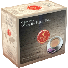 Белый чай в пакетиках на чайник Julius Meinl White Tea Fujian Peach (Персик Фуцзянь), 20шт.×4гр.